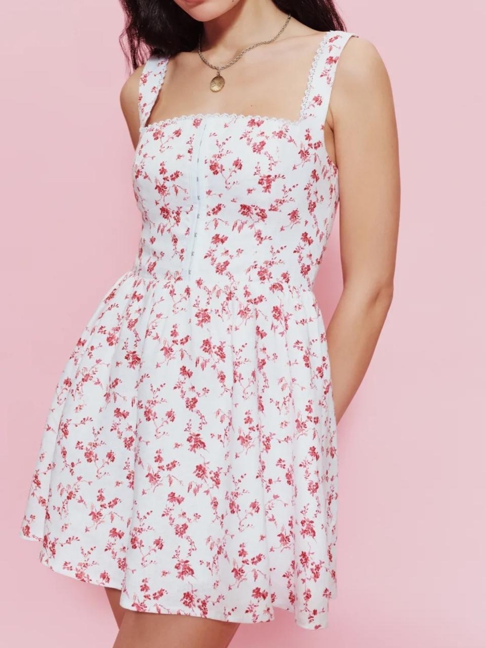 Reformation Sheri Linen Dress, Size 6